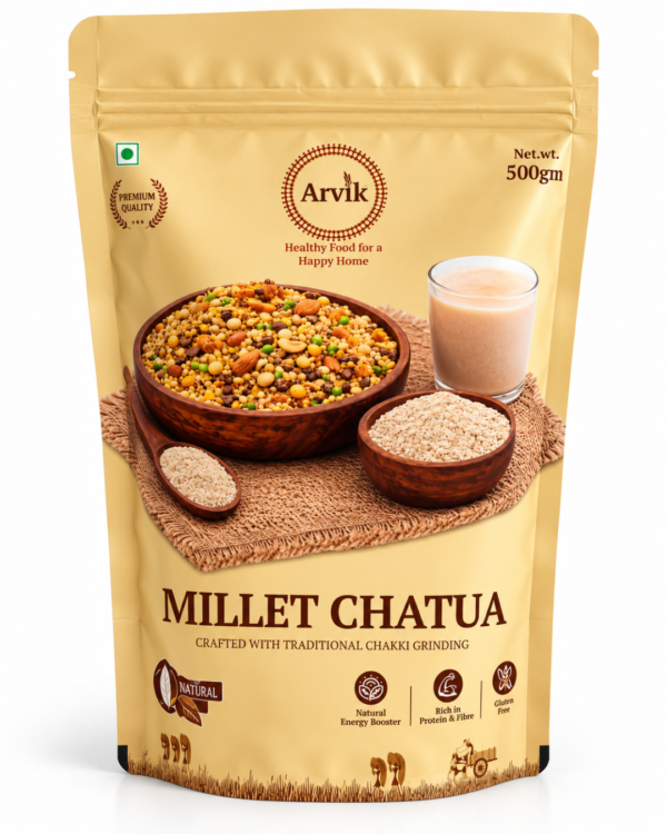 Arvik Millet Chatua 500g | Traditional Chakki Ground
