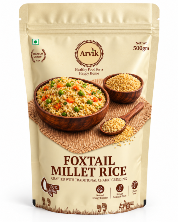 Arvik Foxtail Millet Rice | Chakki Ground 500g
